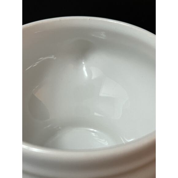Revol France Lion Head White Porcelain Footed Bowl 11 oz Set of 2 Sugar Trinket - Picture 9 of 13
